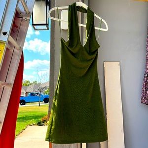 Shimmery green dress